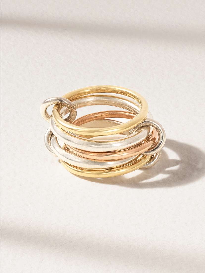 Spinelli Kilcollin Mila Mx 1-karat Yellow And Rose Gold And Sterling Silver Ring