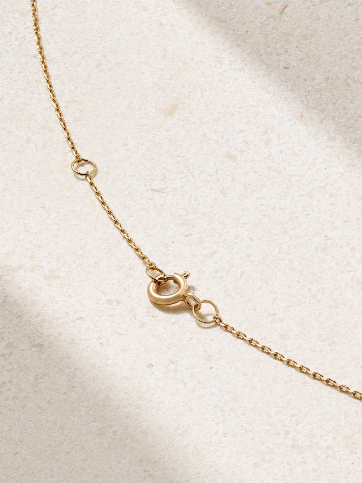 L'atelier Nawbar Mushroom Over The Rainbow 18-karat Gold, Enamel And Diamond Necklace In Multi