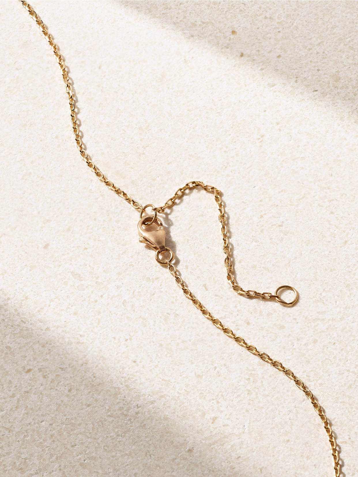 L'atelier Nawbar Super Heart 18-karat Rose Gold Multi-stone Necklace In Green
