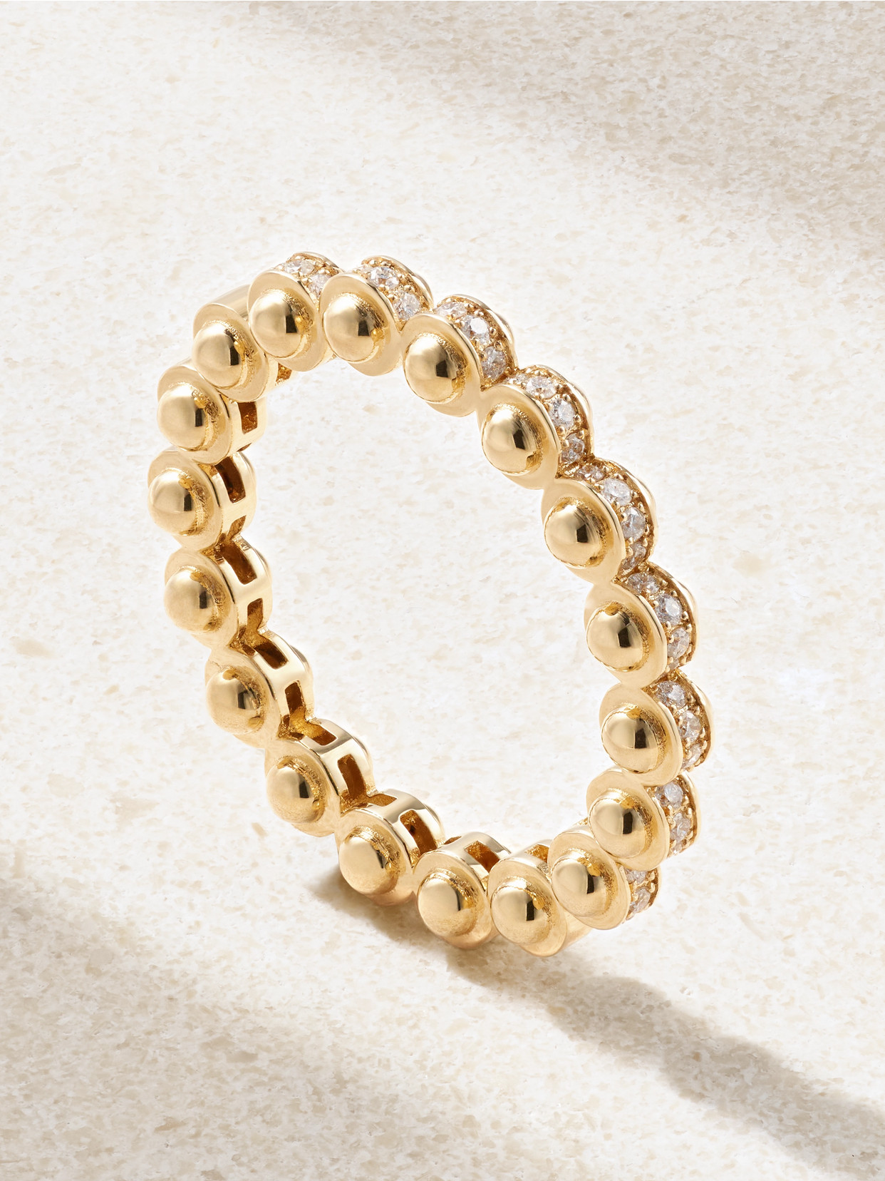 L'atelier Nawbar The Atom 18-karat Gold Diamond Ring