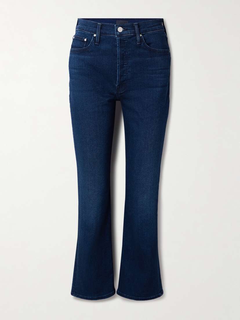 Mother + Net Sustain The Tripper Ankle High-rise Flared Jeans