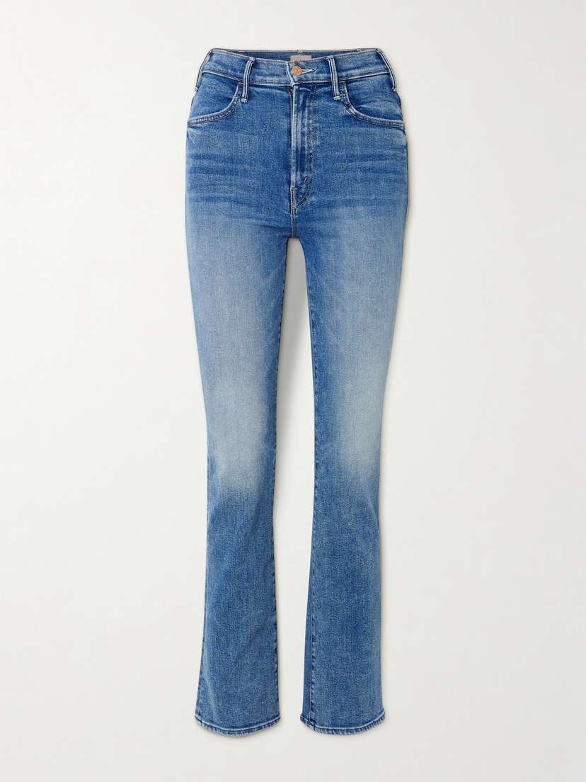 Mother + Net Sustain The Hustler Sneak High-rise Slim Jeans