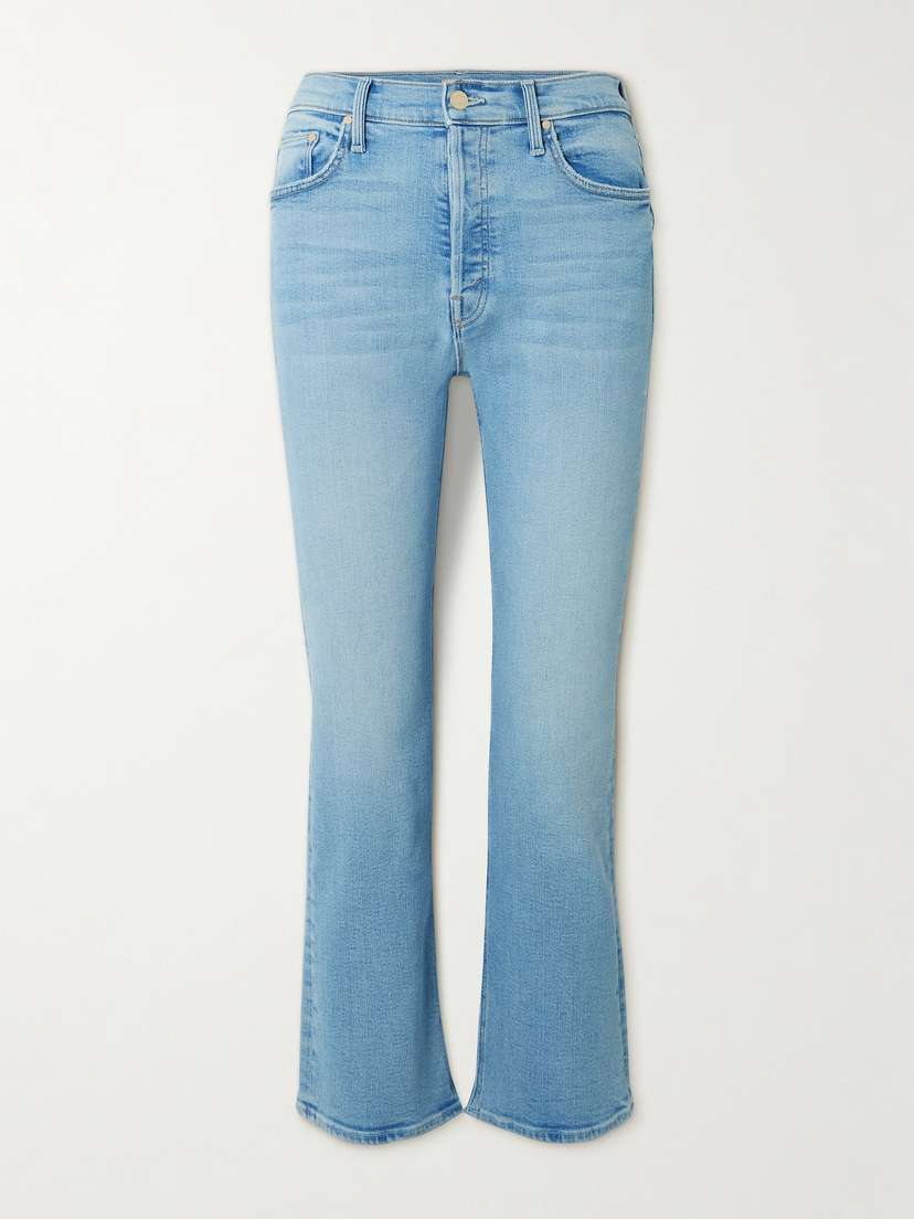 Mother + Net Sustain The Tripper Flood High-rise Flared Jeans