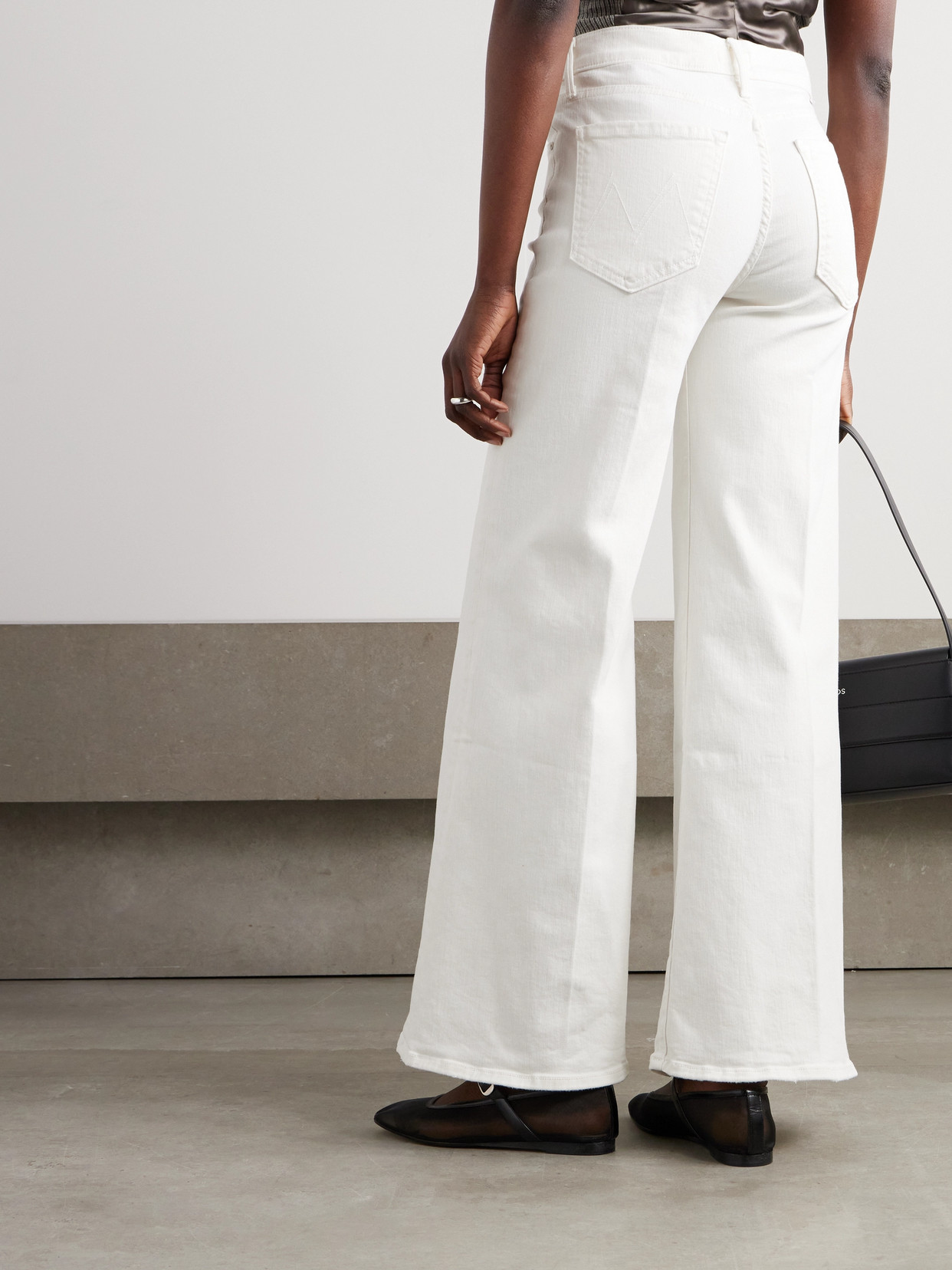 + Net Sustain Twister Skimp Denim Mid-Rise Flared Jeans