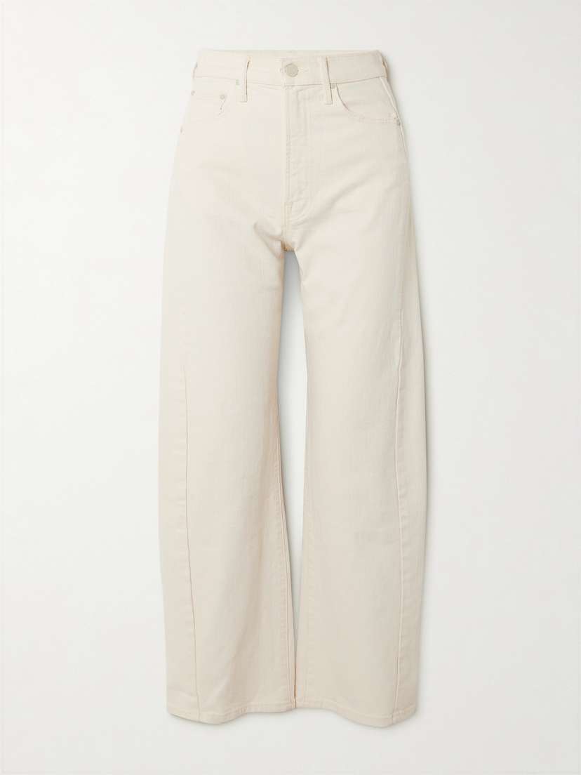 Mother + Net Sustain The Half Pipe Ankle High-rise Tapered Jeans
