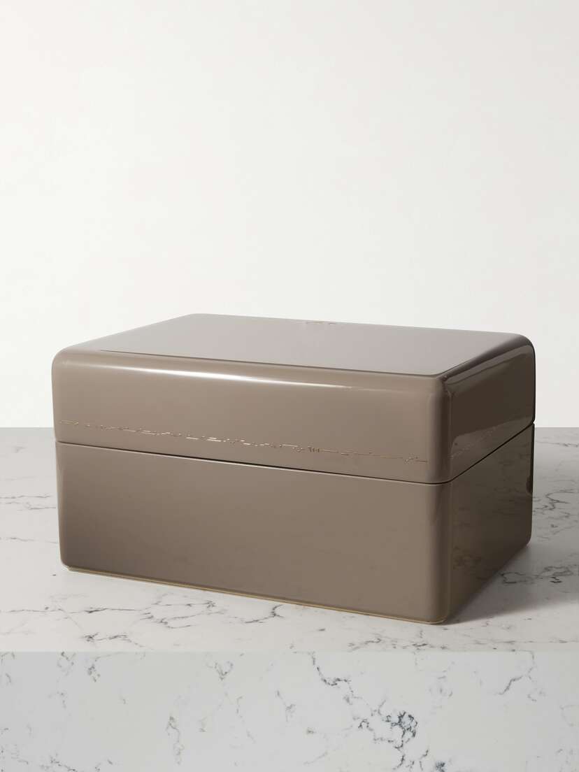 Trove Trunk Mini Lacquered Wood Jewelry Box