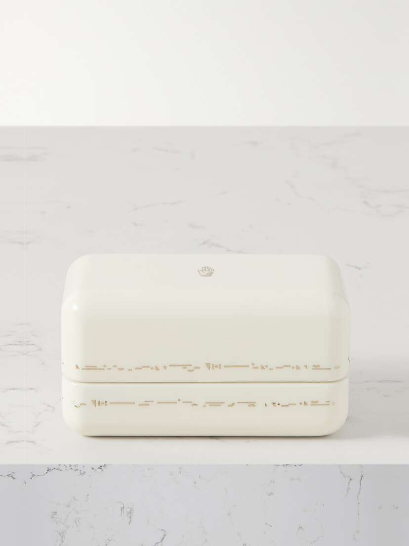 Trove We Do Lacquered Wood And Faux Suede Ring Box