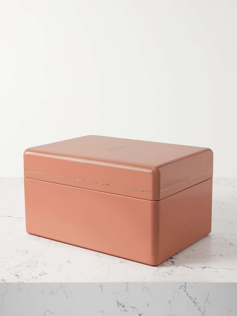 Trove Trunk Lacquered Wood Jewelry Box