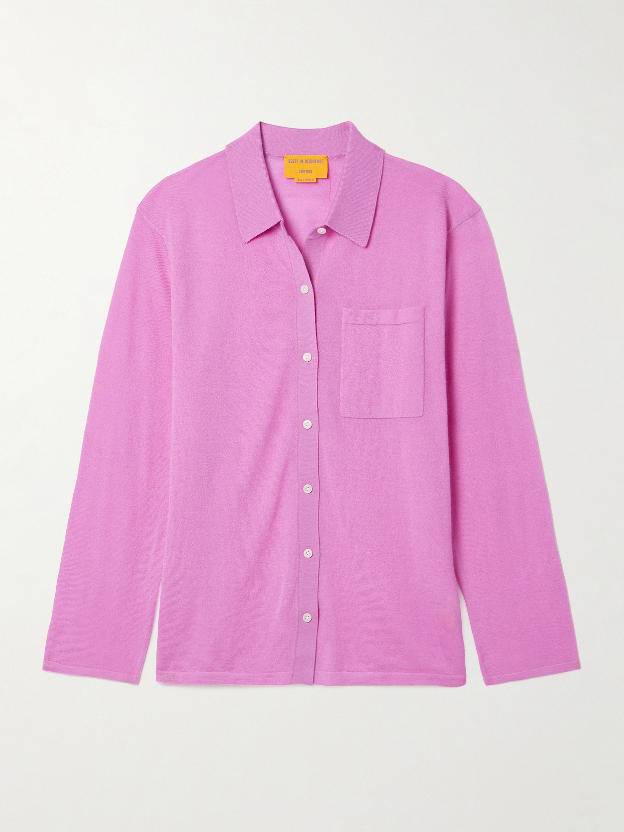 Guest In Residence Showtime Cashmere Shirt In Pink