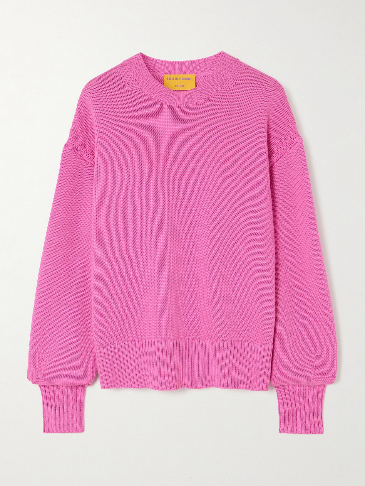 Guest In Residence Breezy Cotton Jumper In Pink