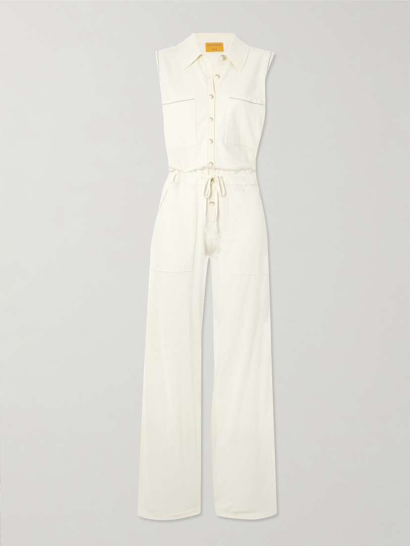 Guest In Residence Breezy Cotton-jersey Jumpsuit