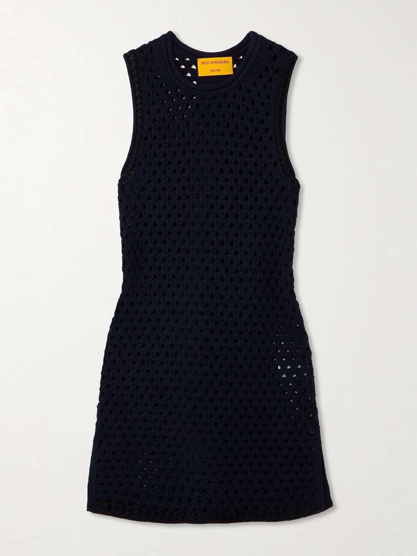 Guest In Residence Open-knit Cotton Tunic