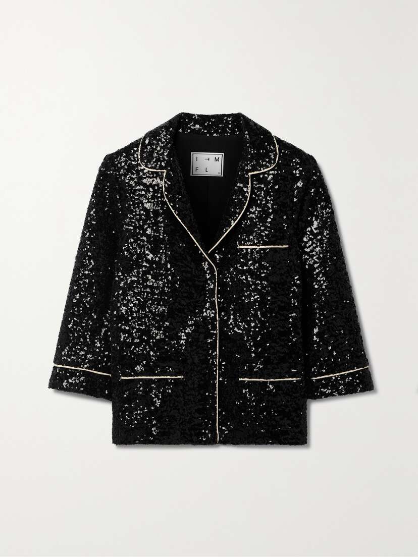 In The Mood For Love Sofia Sequined Tulle Jacket