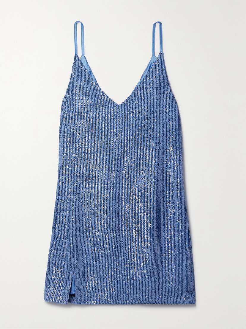 In The Mood For Love New York Sequined Tulle Mini Dress