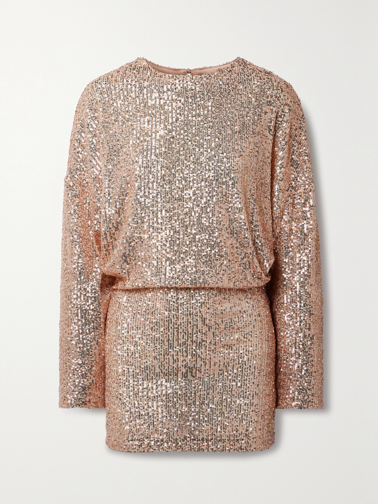 In The Mood For Love - Salome Sequined Tulle Mini Dress - Pink