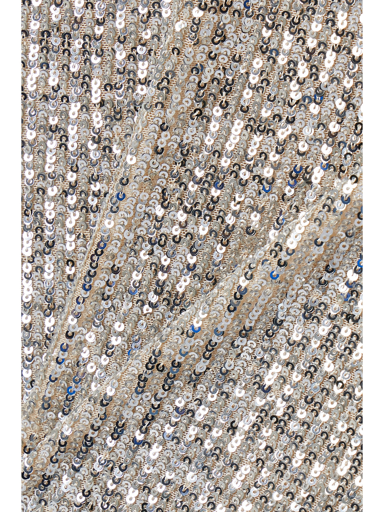 In The Mood For Love Borthwick Sequined Tulle Mini Skirt In Silver