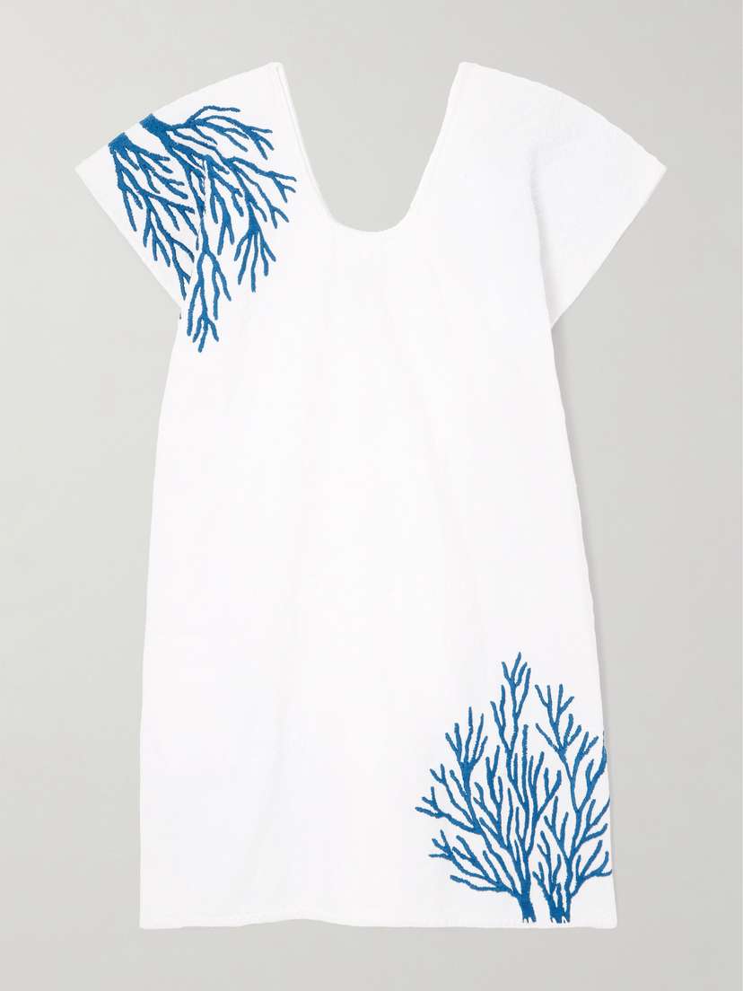 Pippa Holt + Net Sustain Embroidered Cotton Huipil