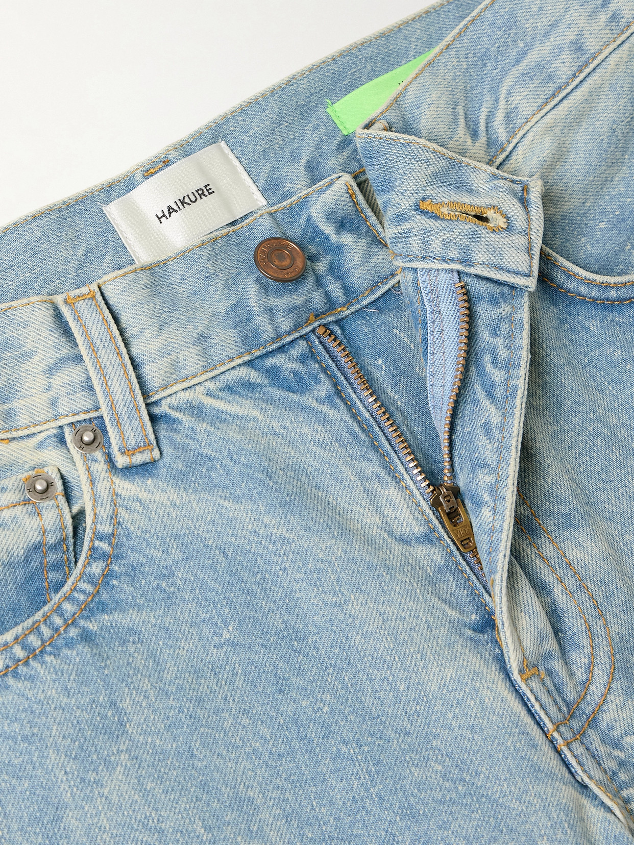 HAIKURE CLEO HIGH-RISE STRAIGHT-LEG ORGANIC JEANS