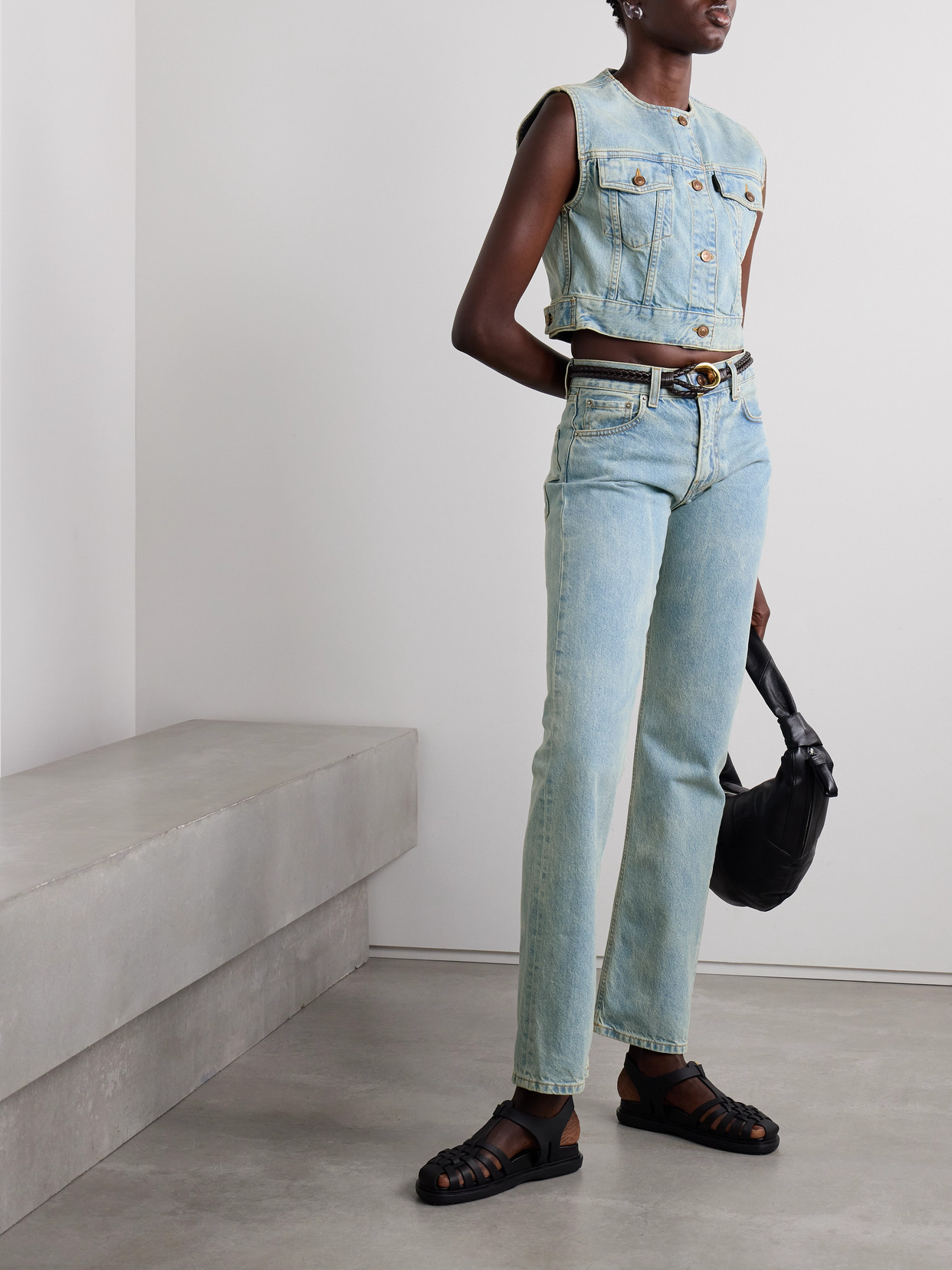 HAIKURE CLEO HIGH-RISE STRAIGHT-LEG ORGANIC JEANS