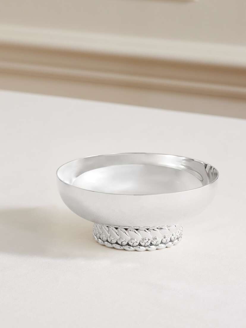 Christofle Babylone Large Silver-plated Bowl