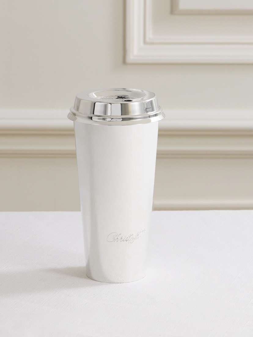 Christofle plated Travel Mug