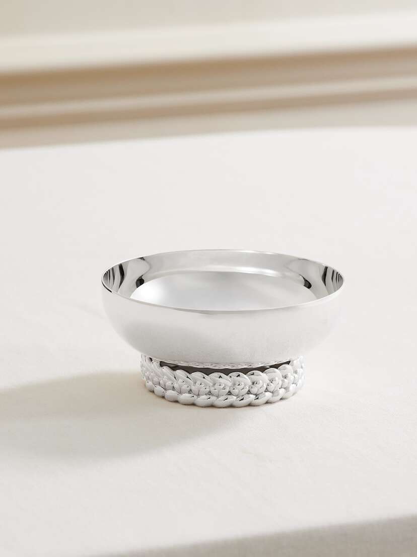 Christofle Babylone Small Silver-plated Bowl