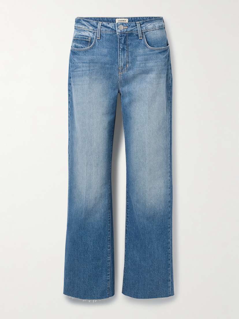 L'Agence Tiana High-rise Wide-leg Jeans