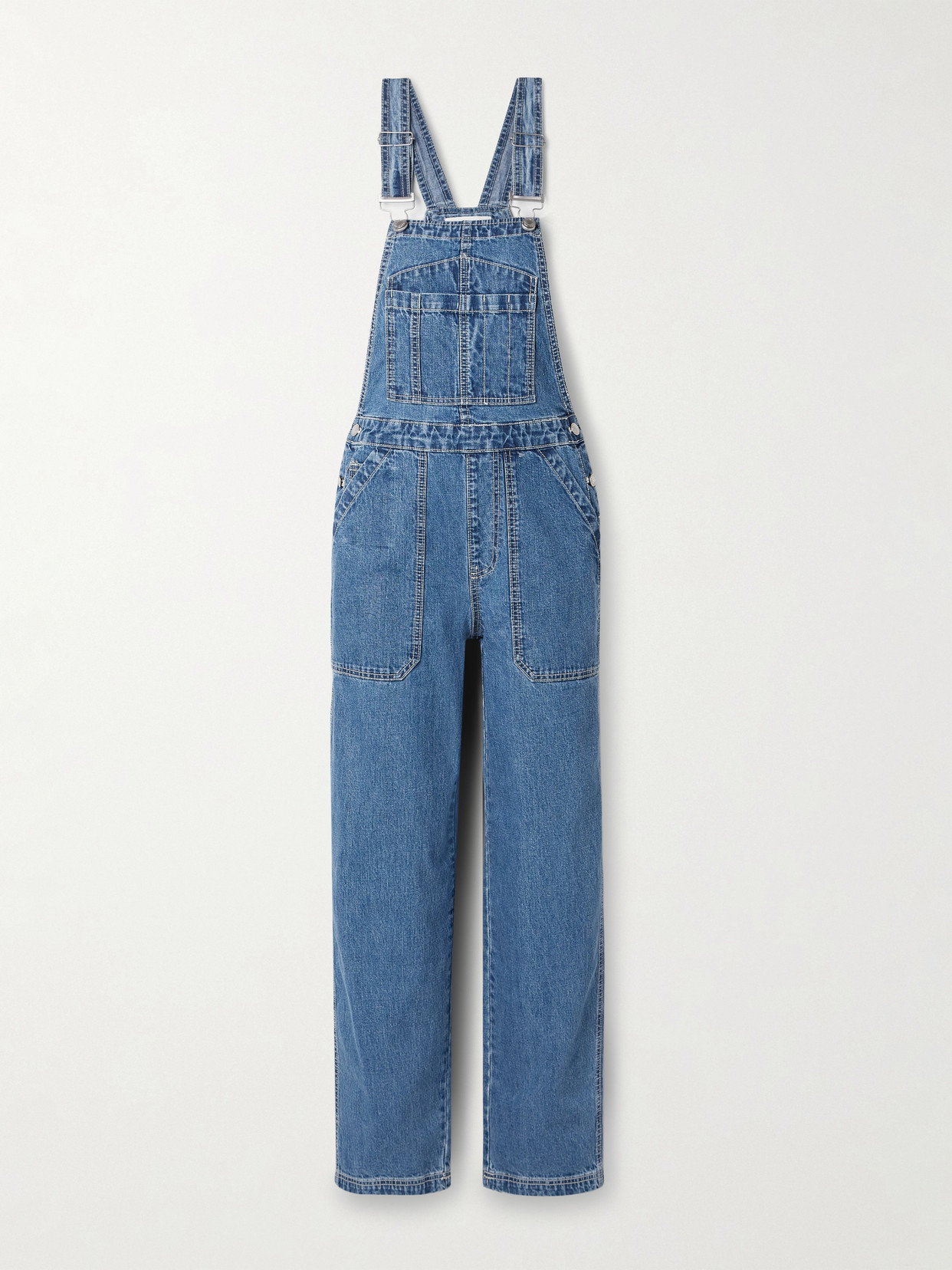 Alex Mill Denim Overalls In Blue