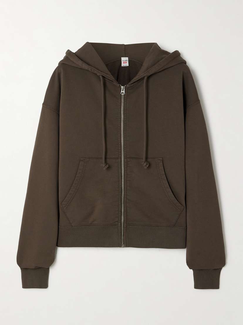 RE/DONE Cotton-jersey Hoodie