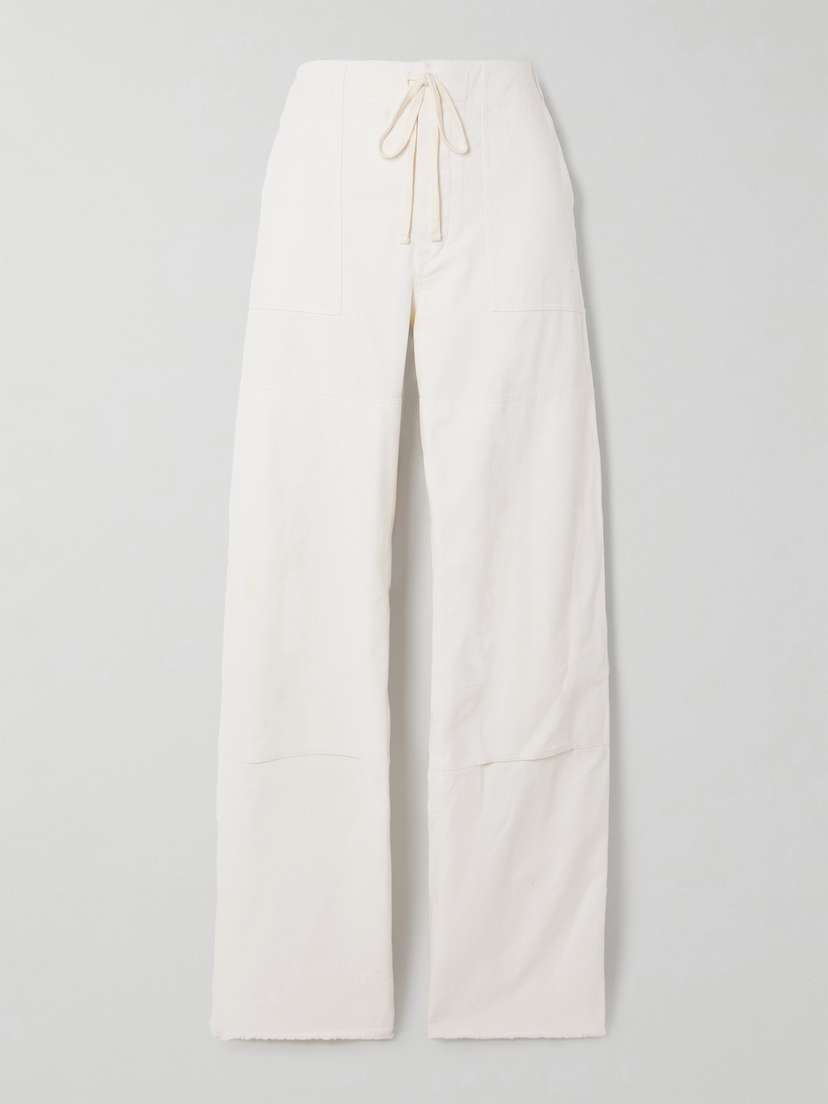 RE/DONE Paneled Denim Wide-leg Pants