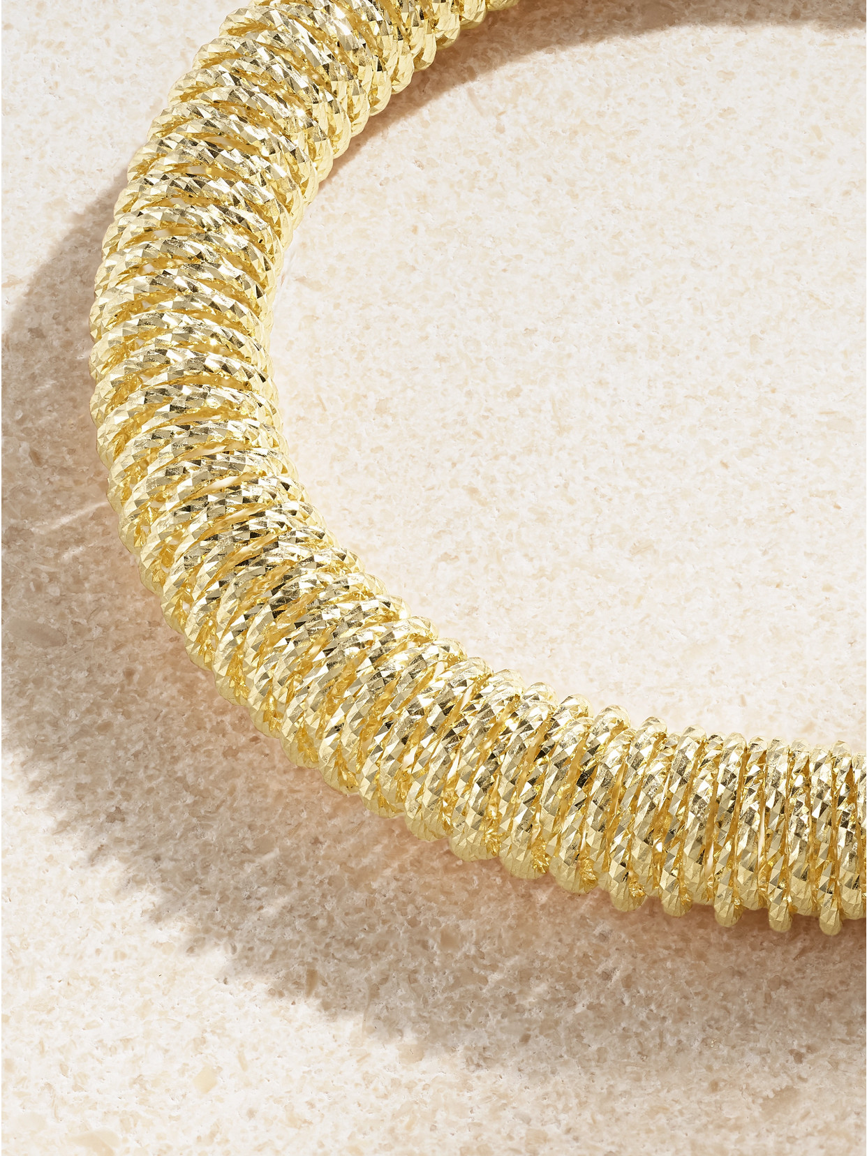 Shop Carolina Bucci K.i.s.s. Small 18-karat Gold Bracelet