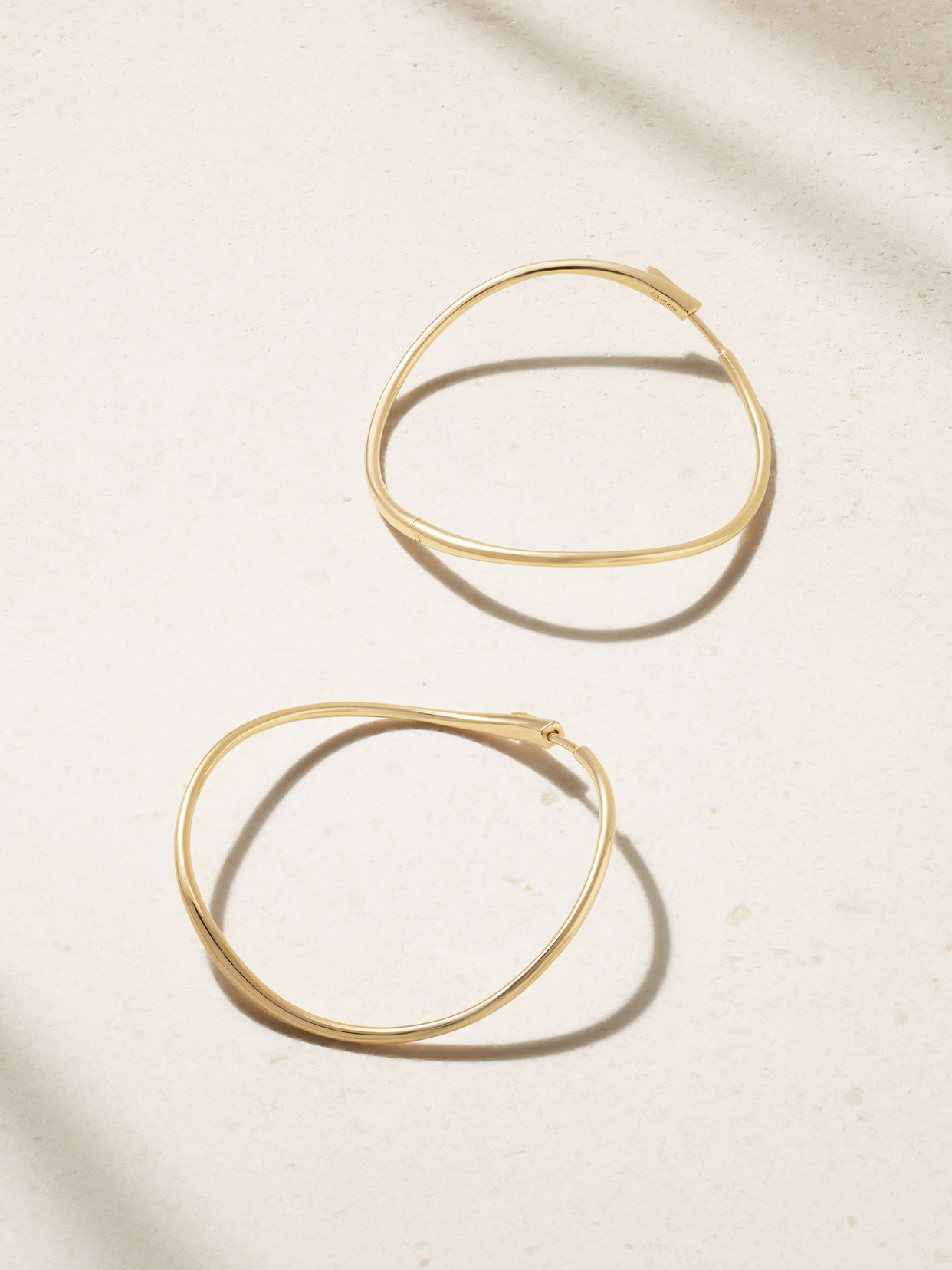 Anita Ko Twisted 18-karat Gold Hoop Earrings