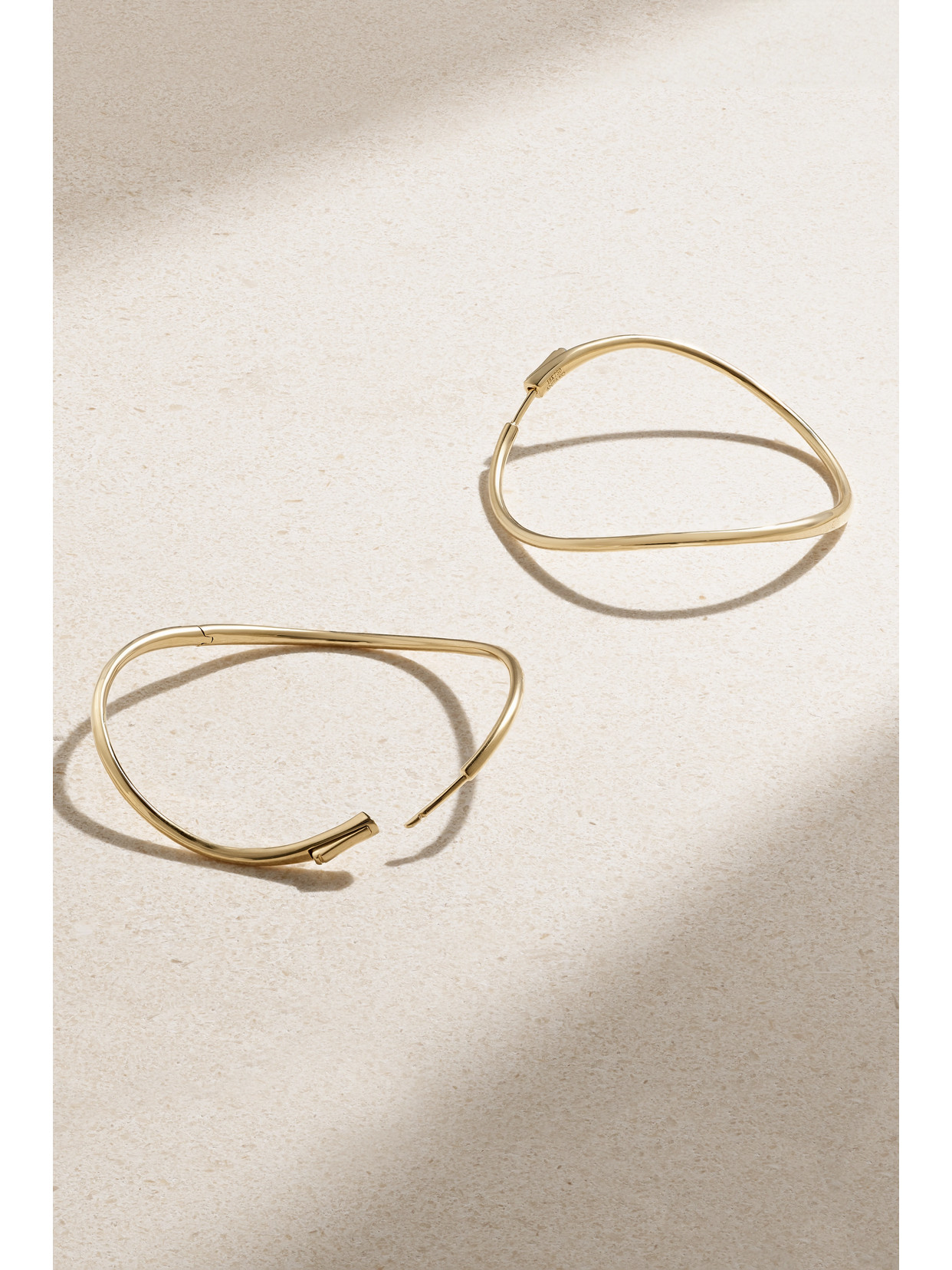 Anita Ko Twisted 18-karat Gold Hoop Earrings In Gold