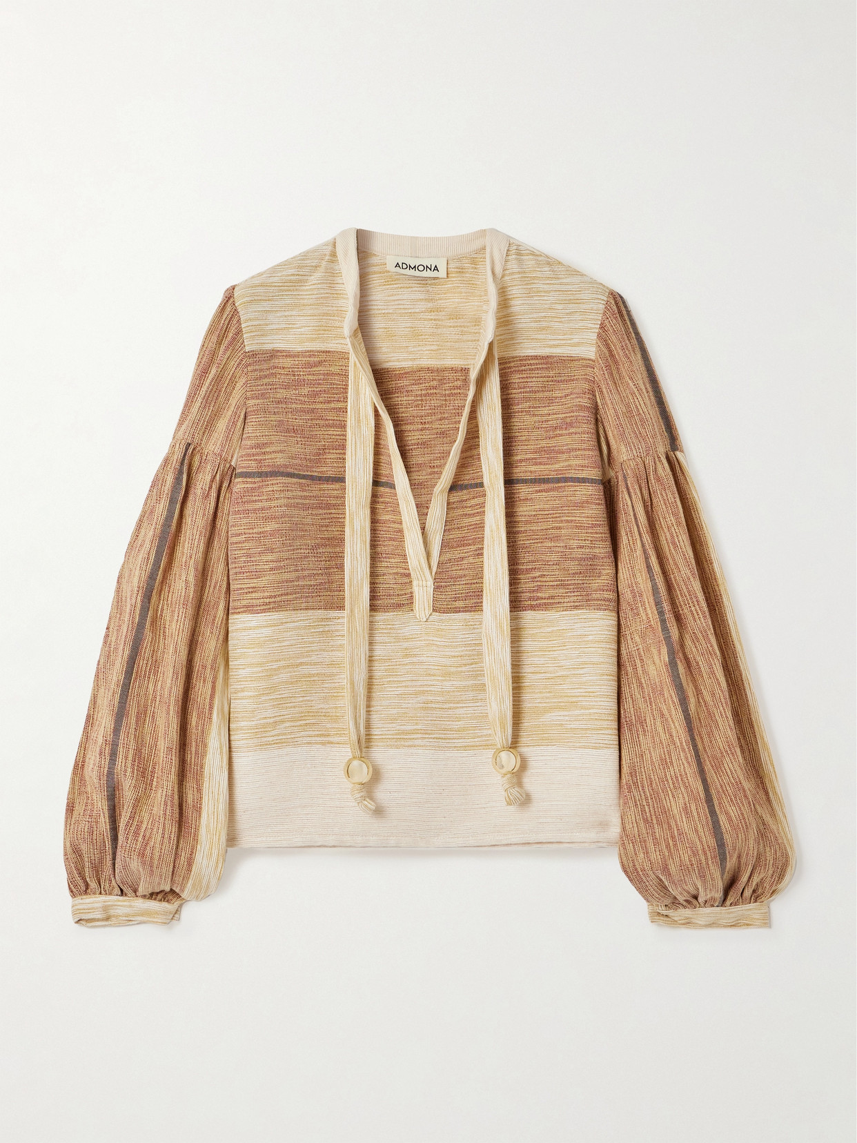Admona - + Net Sustain Aisha Jacquard Top - Neutrals