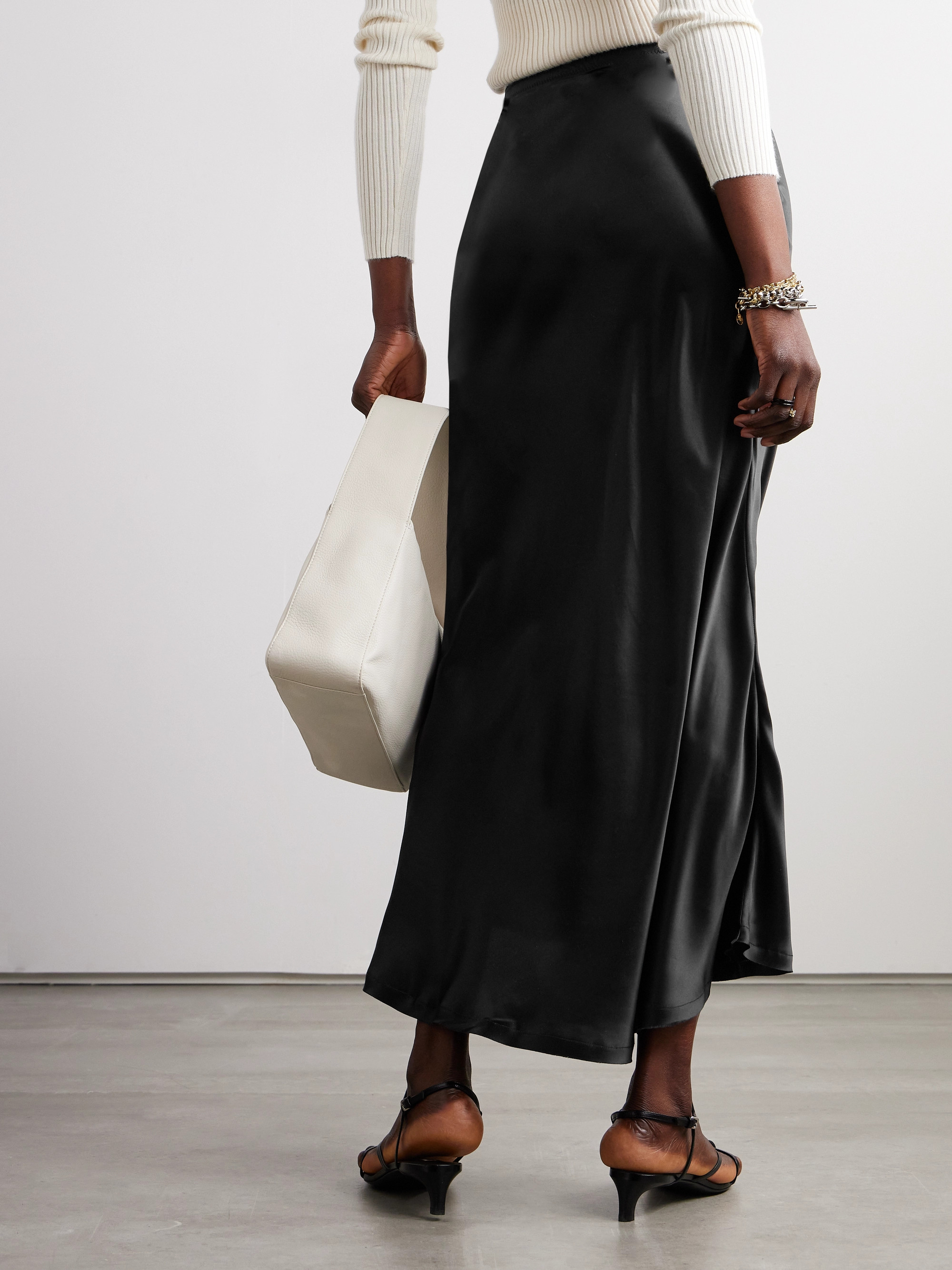 Dodo Bar Or Silk-satin maxi skirt