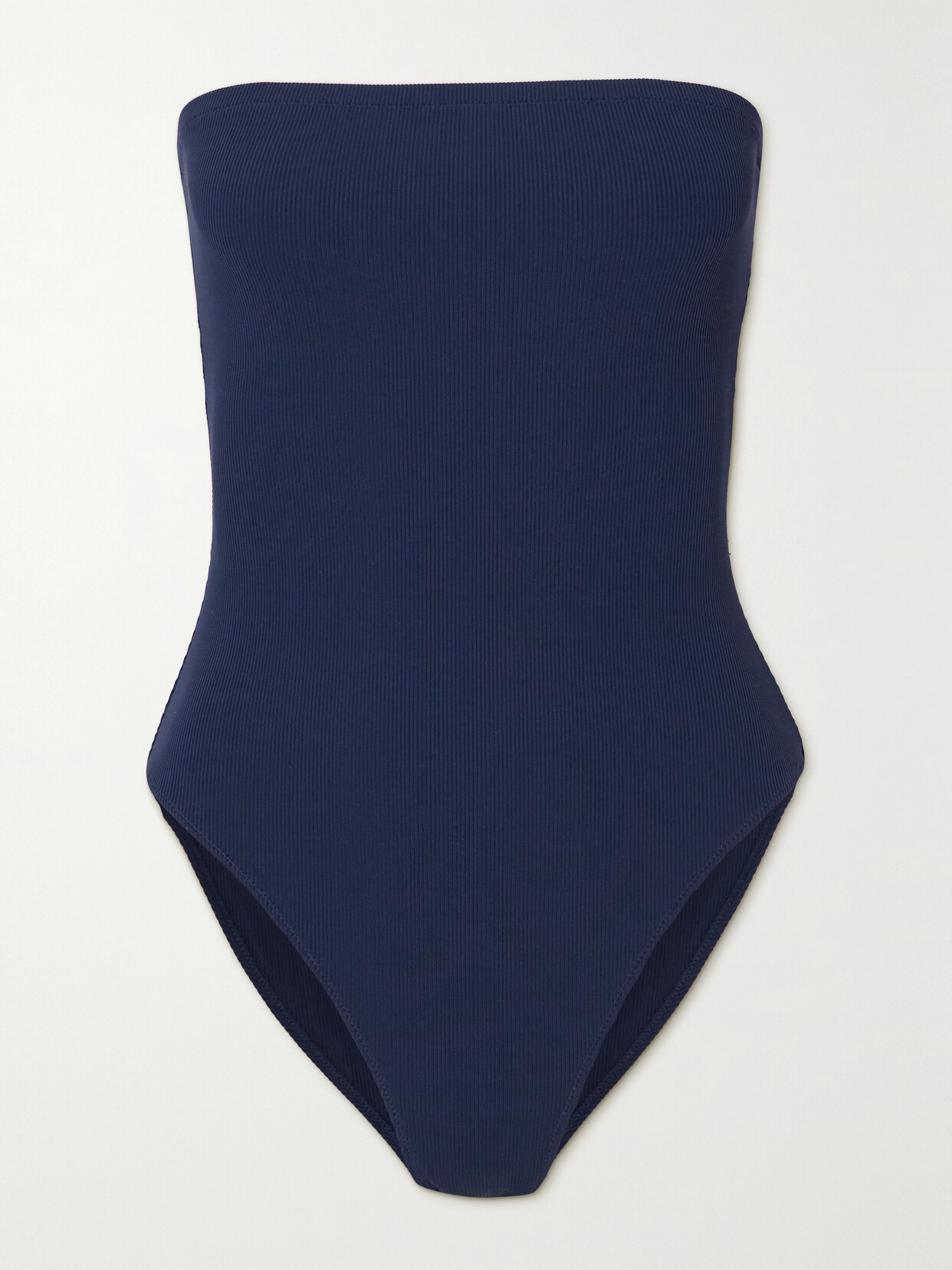 Lido - Sedici Ribbed Bandeau Swimsuit - Blue