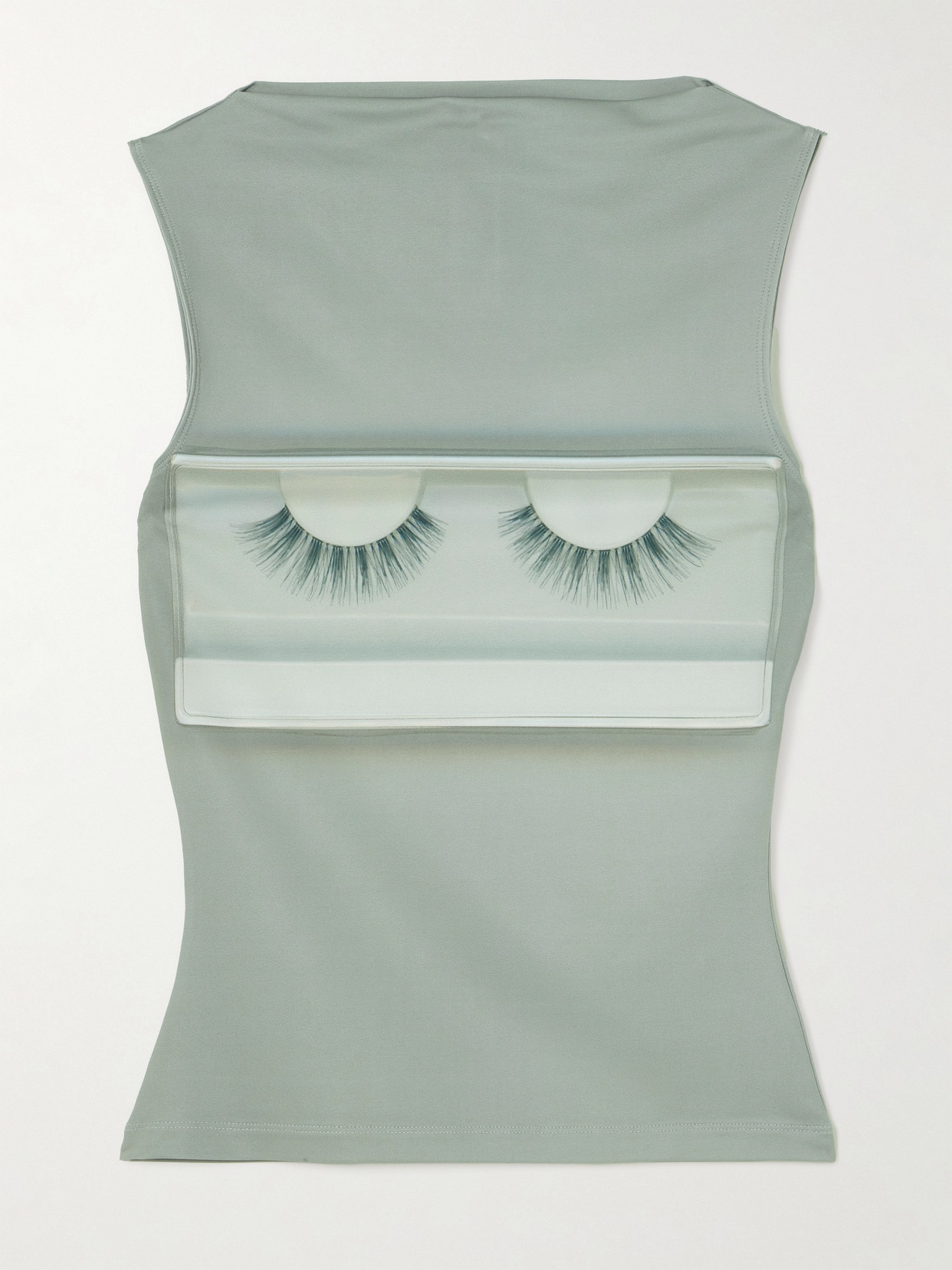 Acne Studios + Katerina Jebb Printed Stretch-jersey Top In Gray