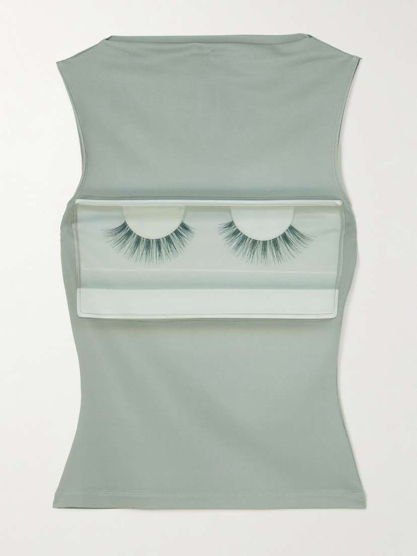 Acne Studios + Katerina Jebb Printed Stretch-jersey Top