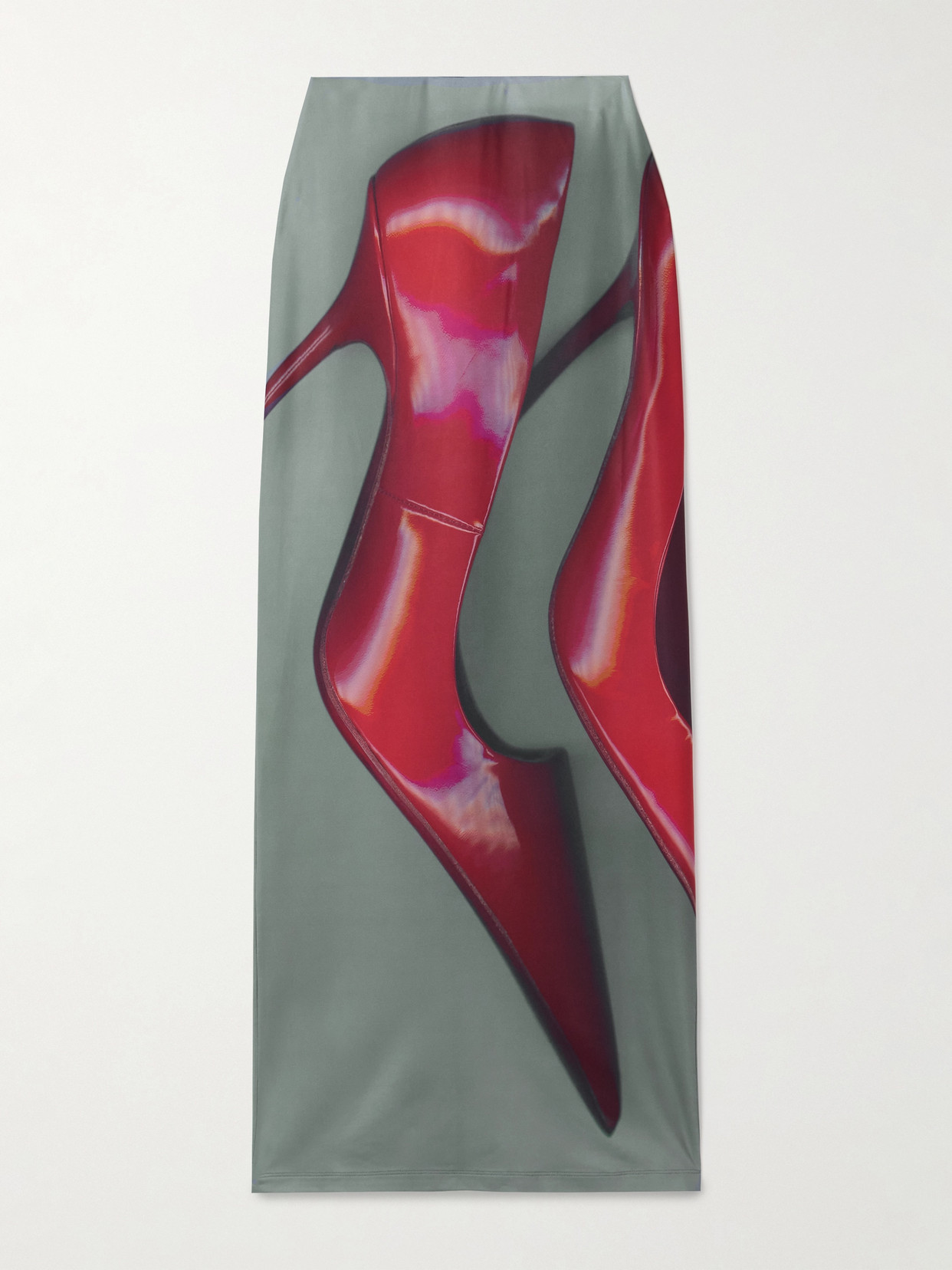 Acne Studios - Printed Stretch-jersey Maxi Skirt - Multi