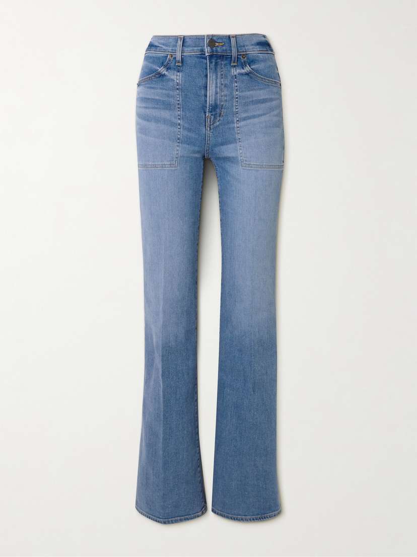 Veronica Beard Crosbie High-rise Wide-leg Jeans