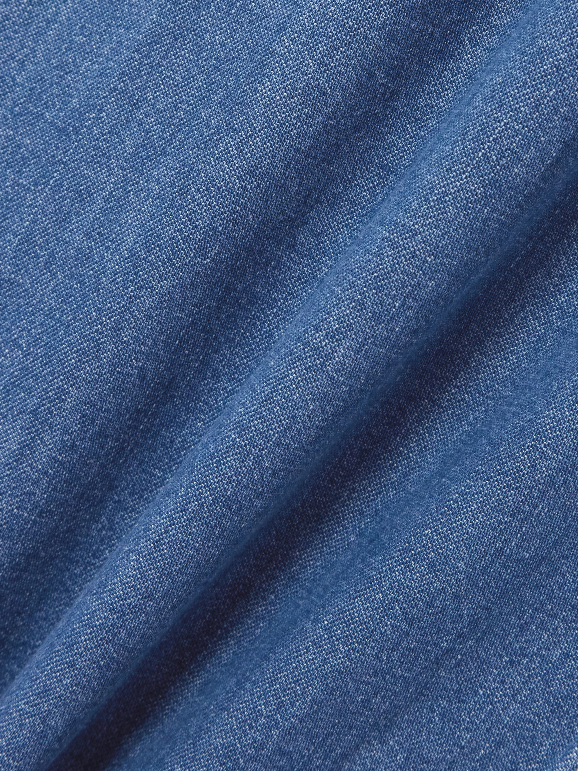 Veronica Beard Ruben denim midi shirt dress