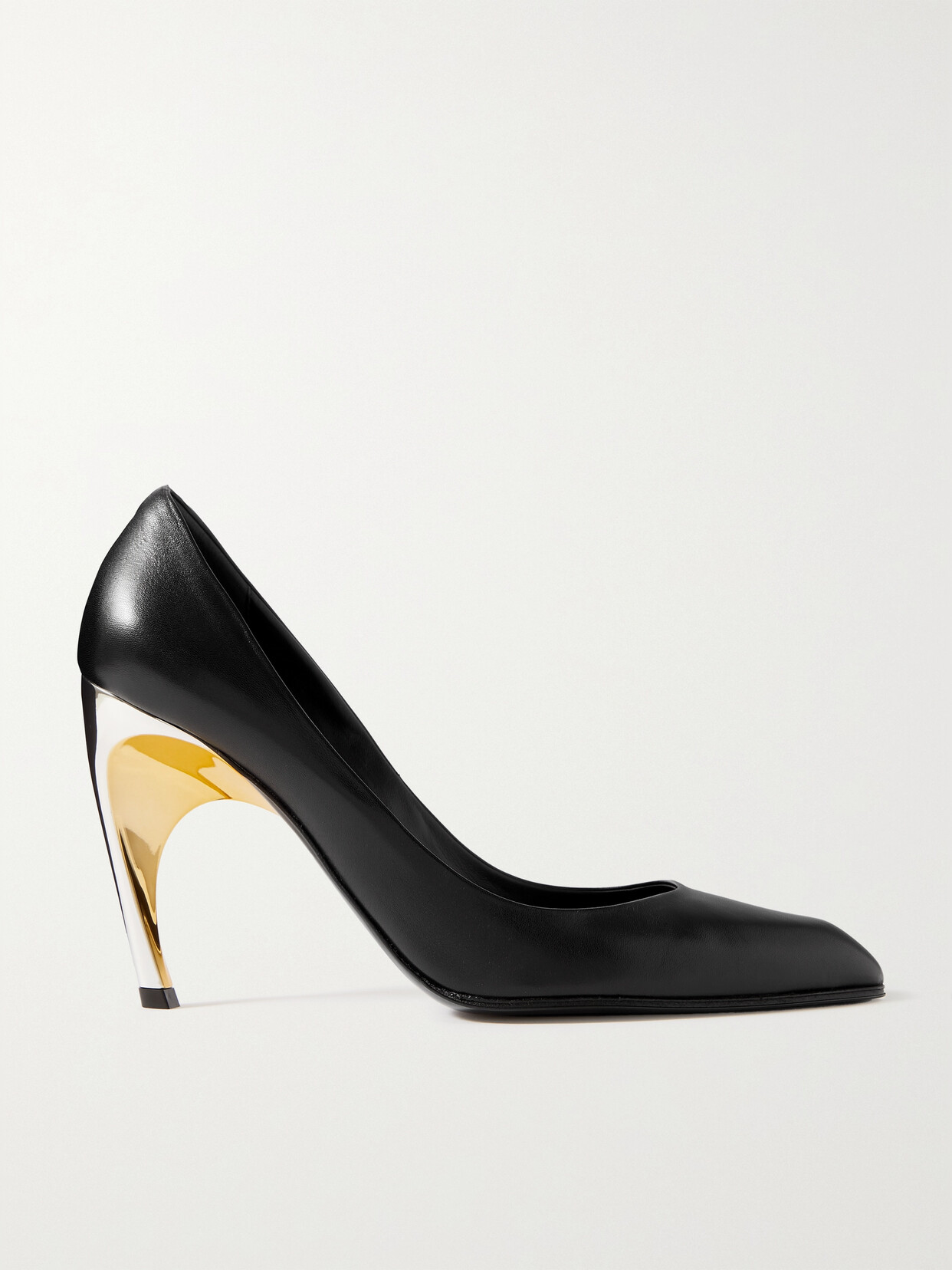 Alexander McQueen - Armadillo Leather Pumps - Black