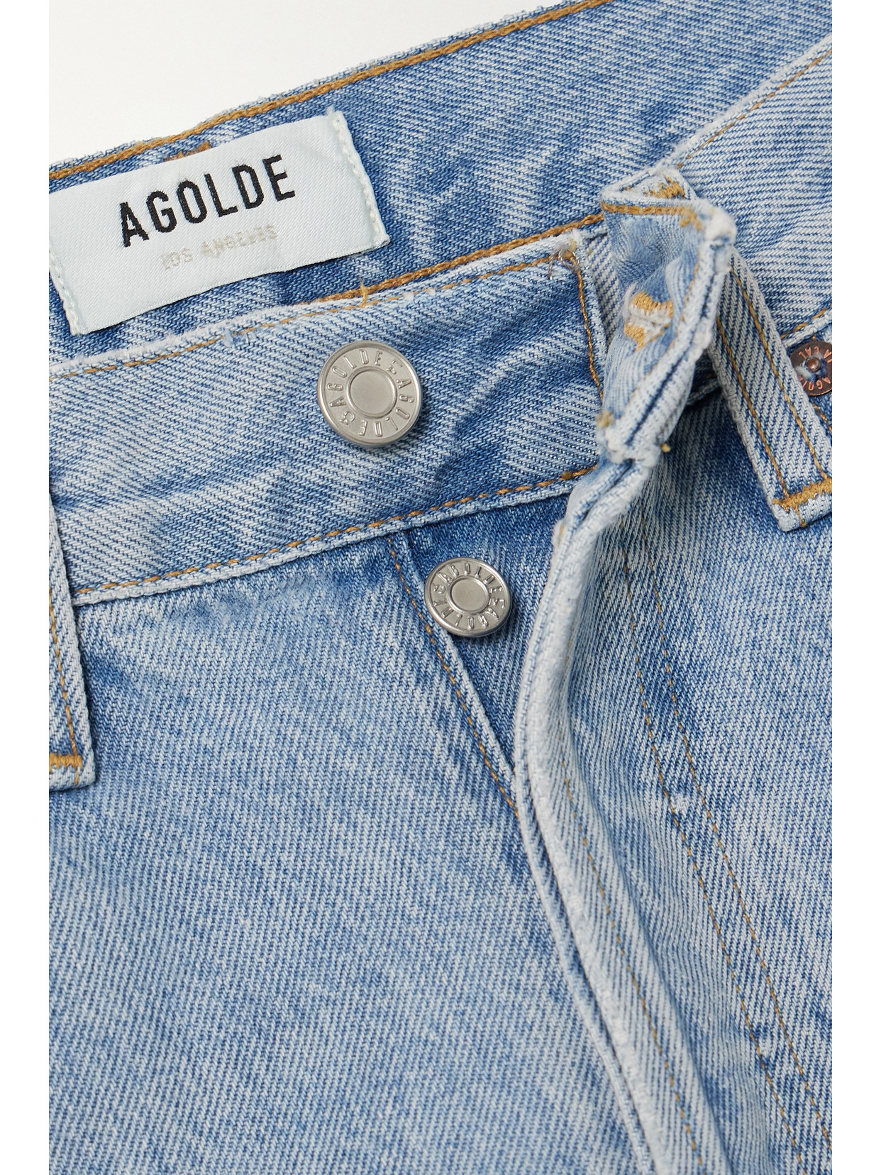 Luna High-Rise Tapered Organic Jeans