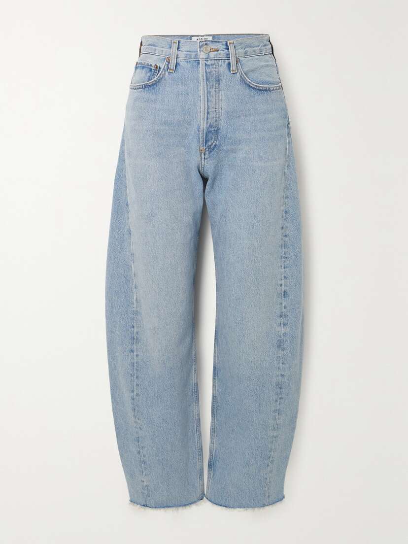 AGOLDE Luna High-rise Tapered Organic Jeans