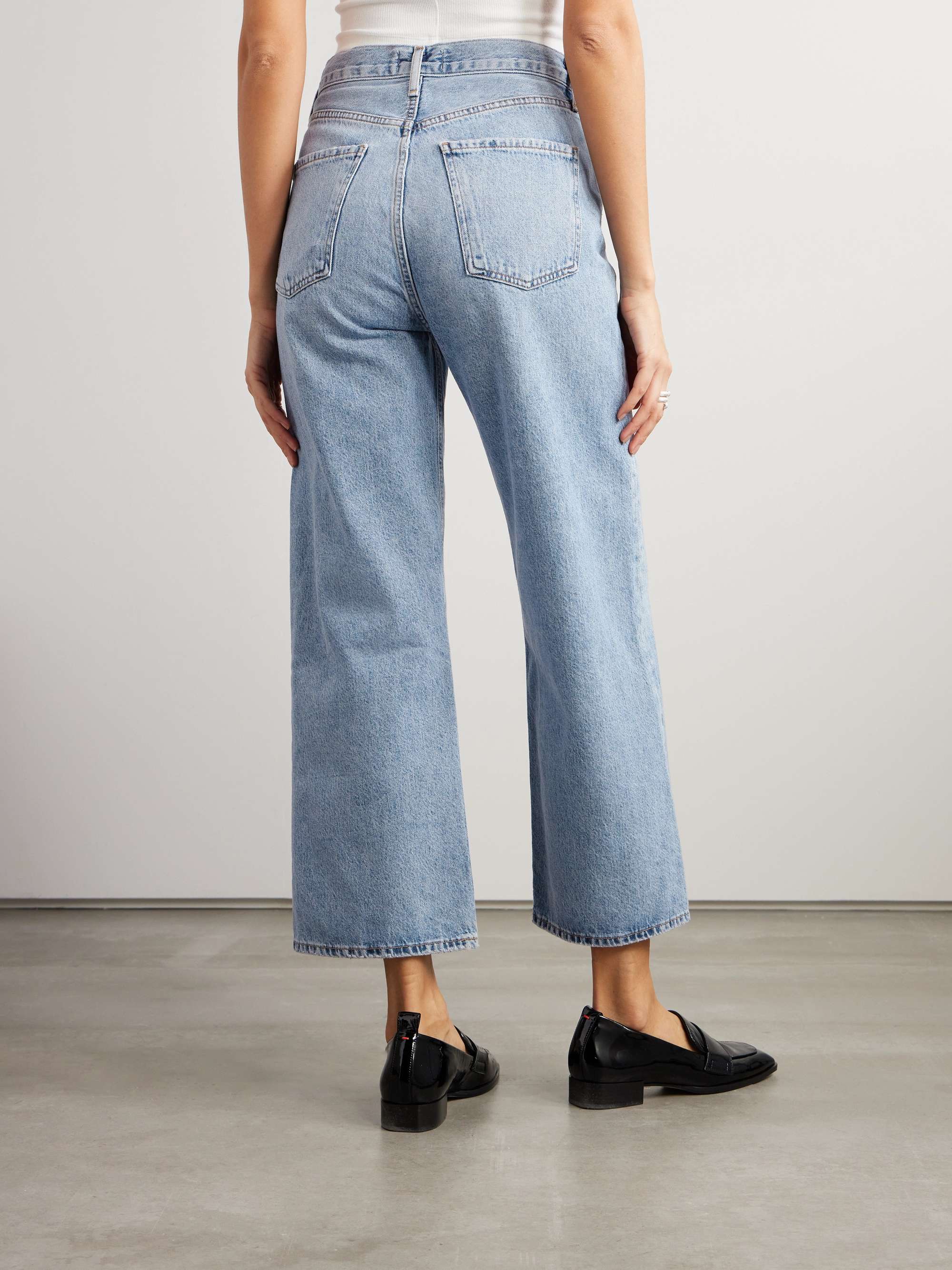AGOLDE Ren high-rise wide-leg jeans | NET-A-PORTER