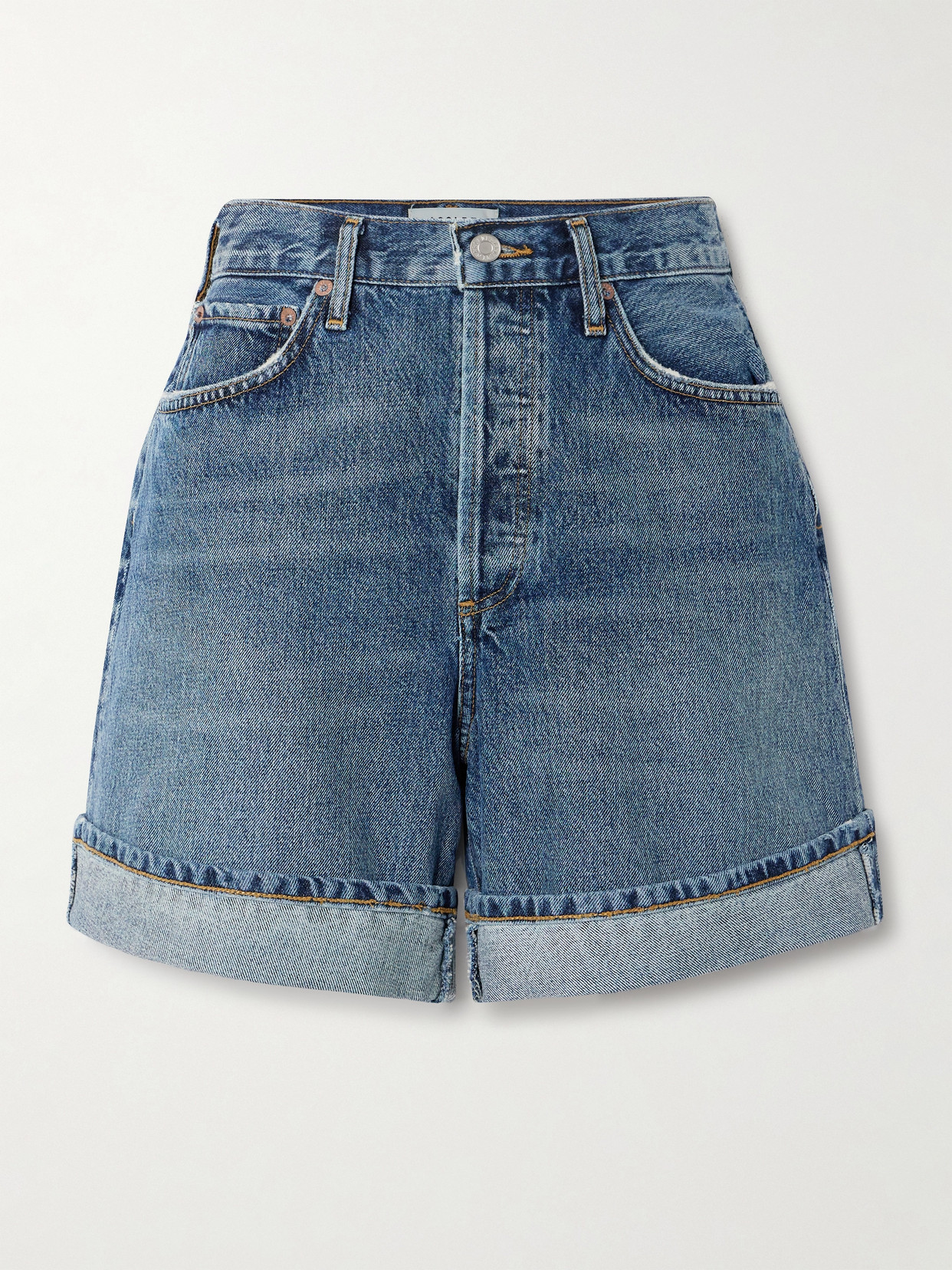 AGOLDE - Dame Denim Shorts - Blue