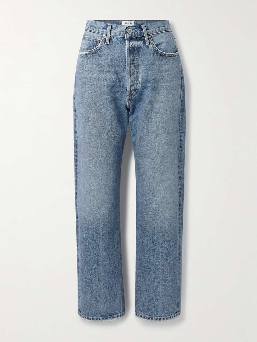 AGOLDE '90s Cropped Mid-rise Straight-leg Organic Jeans