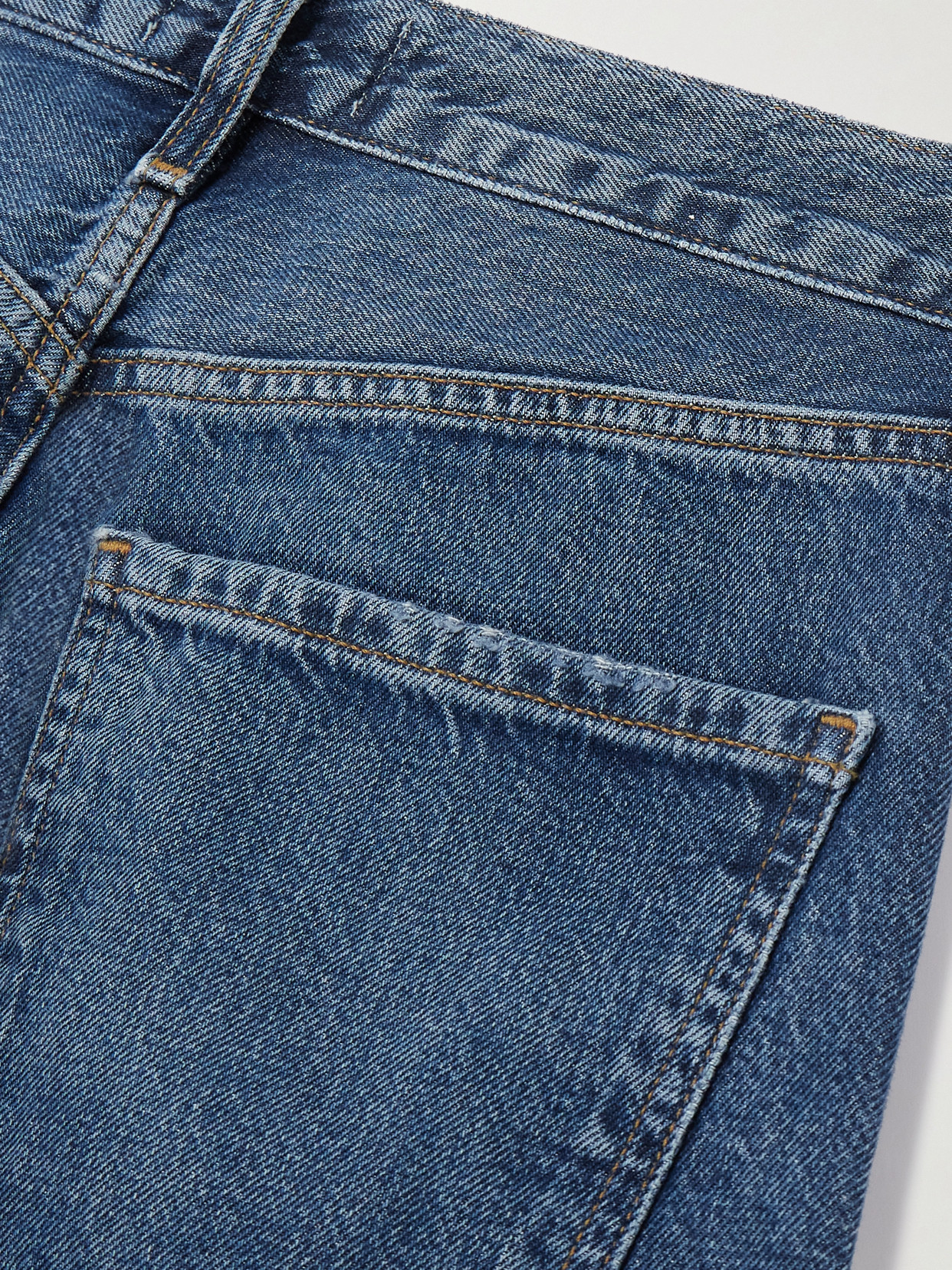 Agolde Womens Reissue (true Ind Rinse) Harper Straight-leg Stretch-denim Jeans In Blue