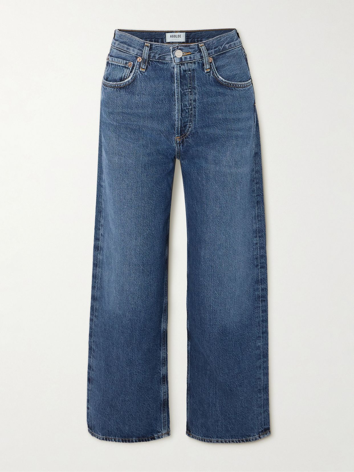 Ren high-rise wide-leg recycled jeans
