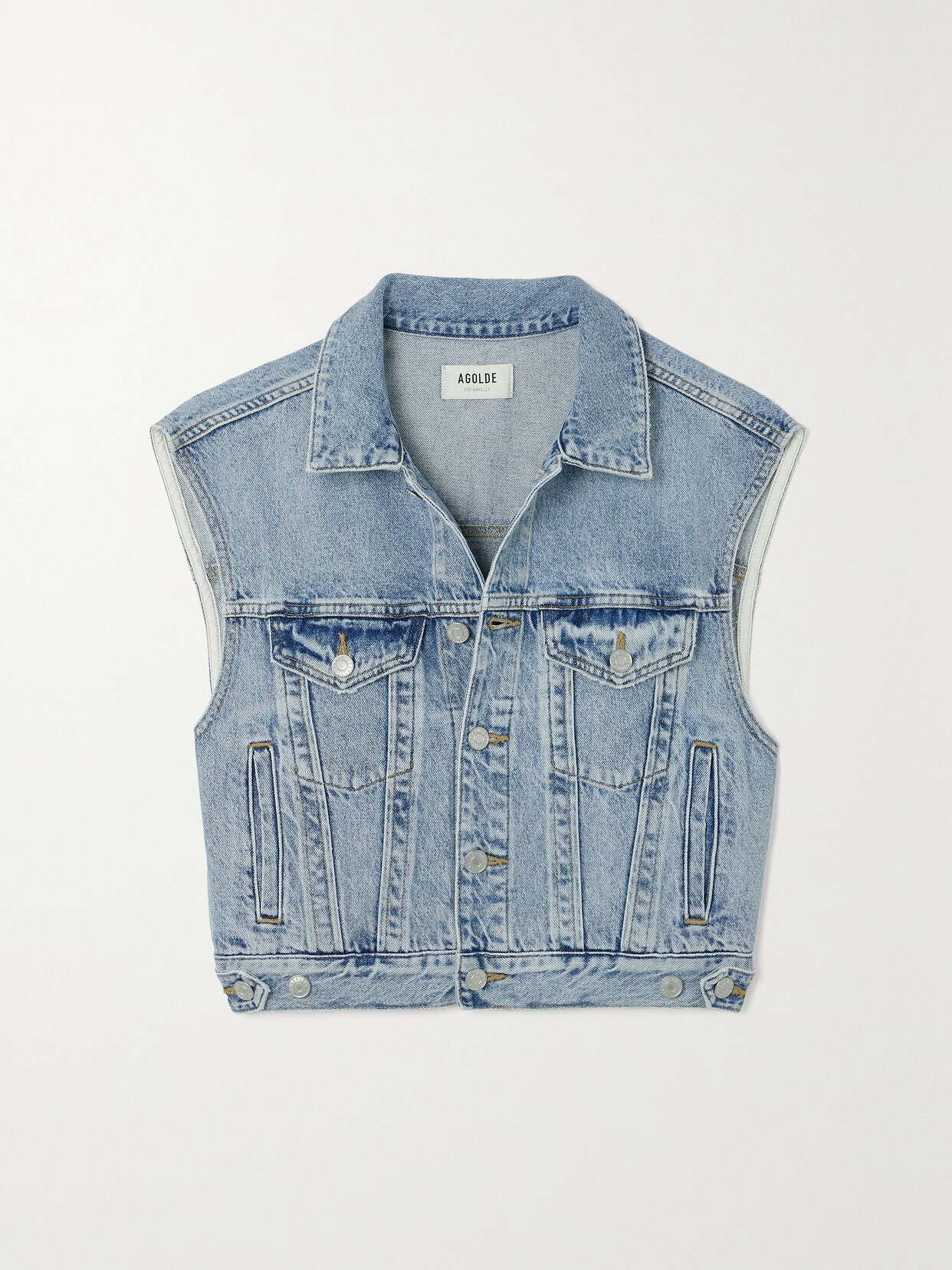 AGOLDE - Charli Denim Vest - Blue